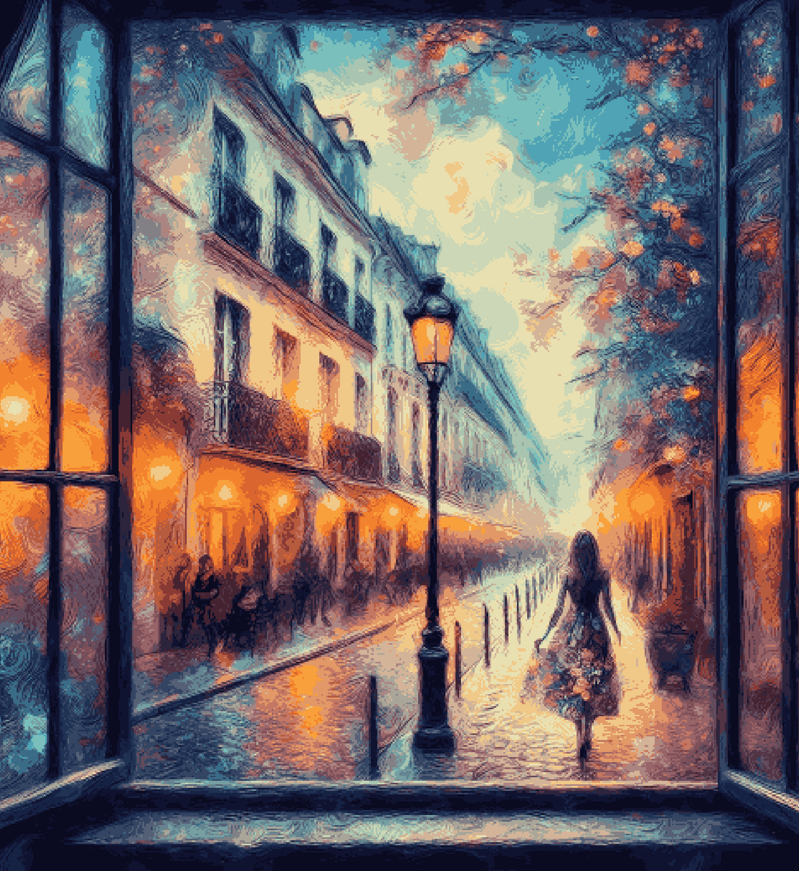 Girl in a Door Frame