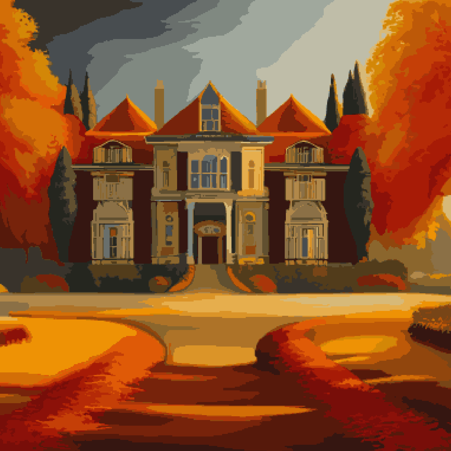 House in Red
