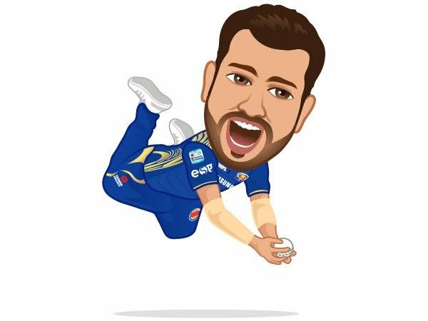 Rohit Sharma-Caricature-Cricketer-T20 World Cup Collection