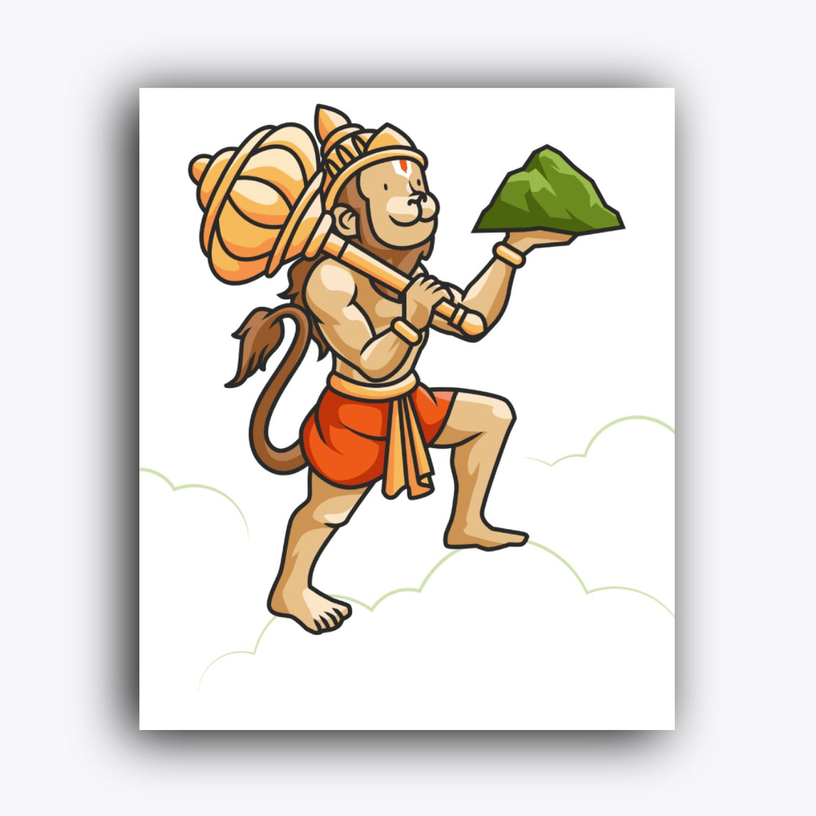 Hanuman Ji with Sanjeevani