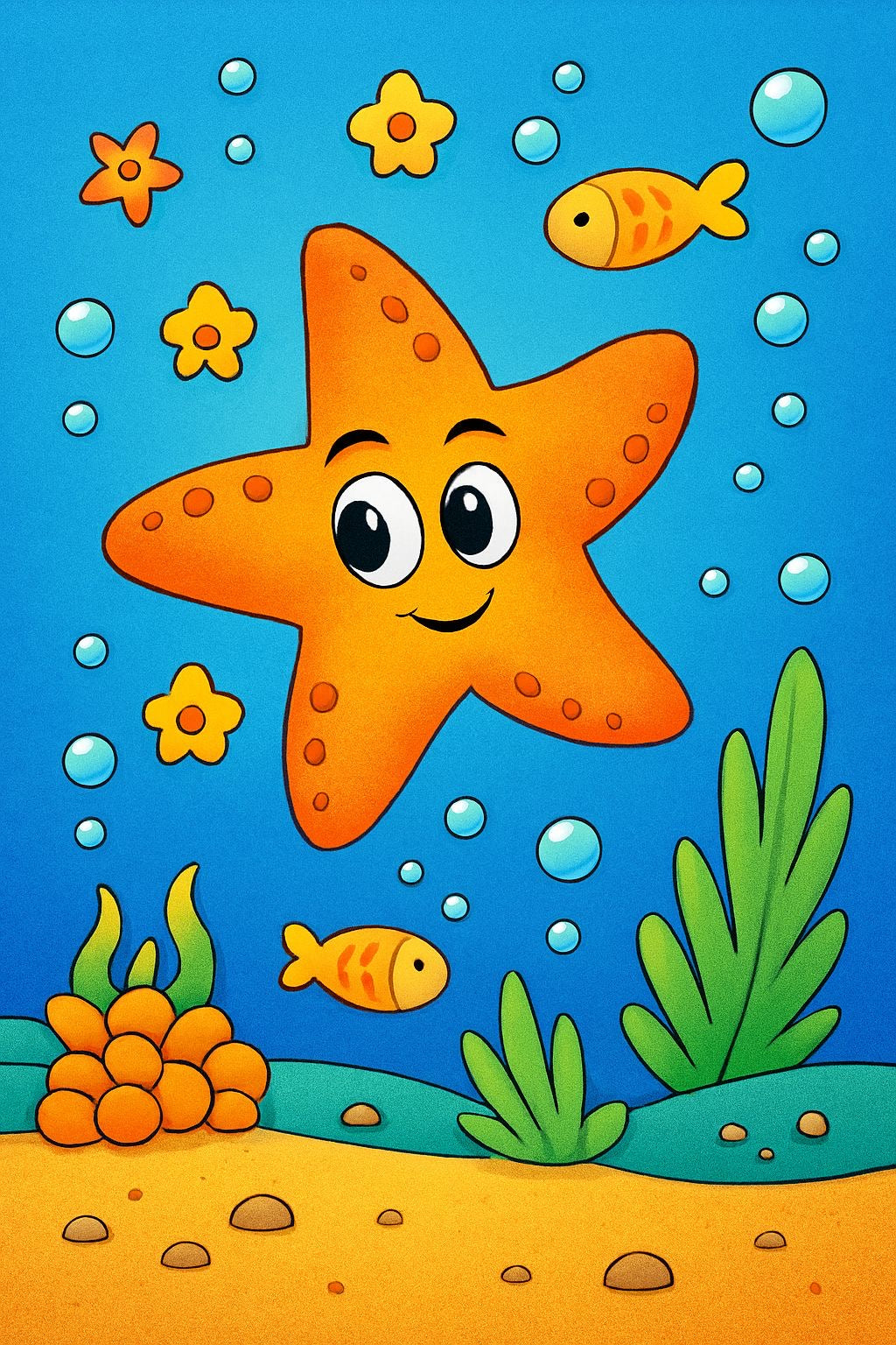 Star Fish Family Dot by Number Kit