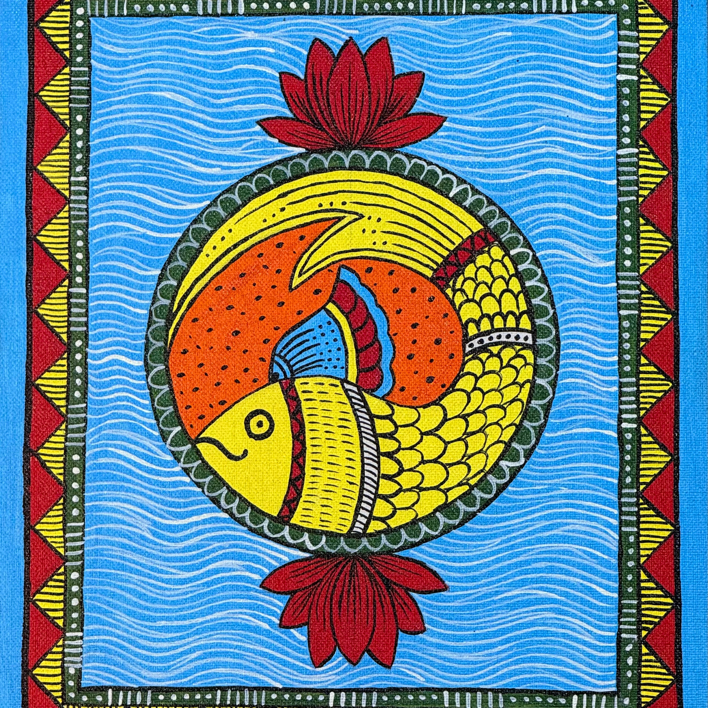 Madhubani - Fish Art