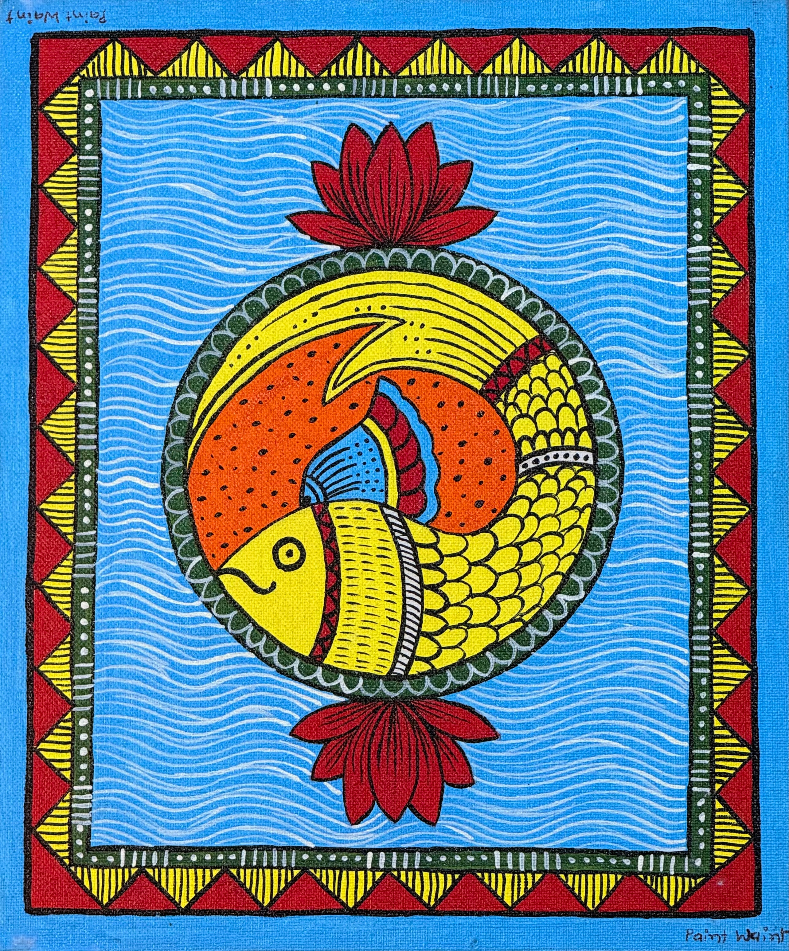 Madhubani - Fish Art