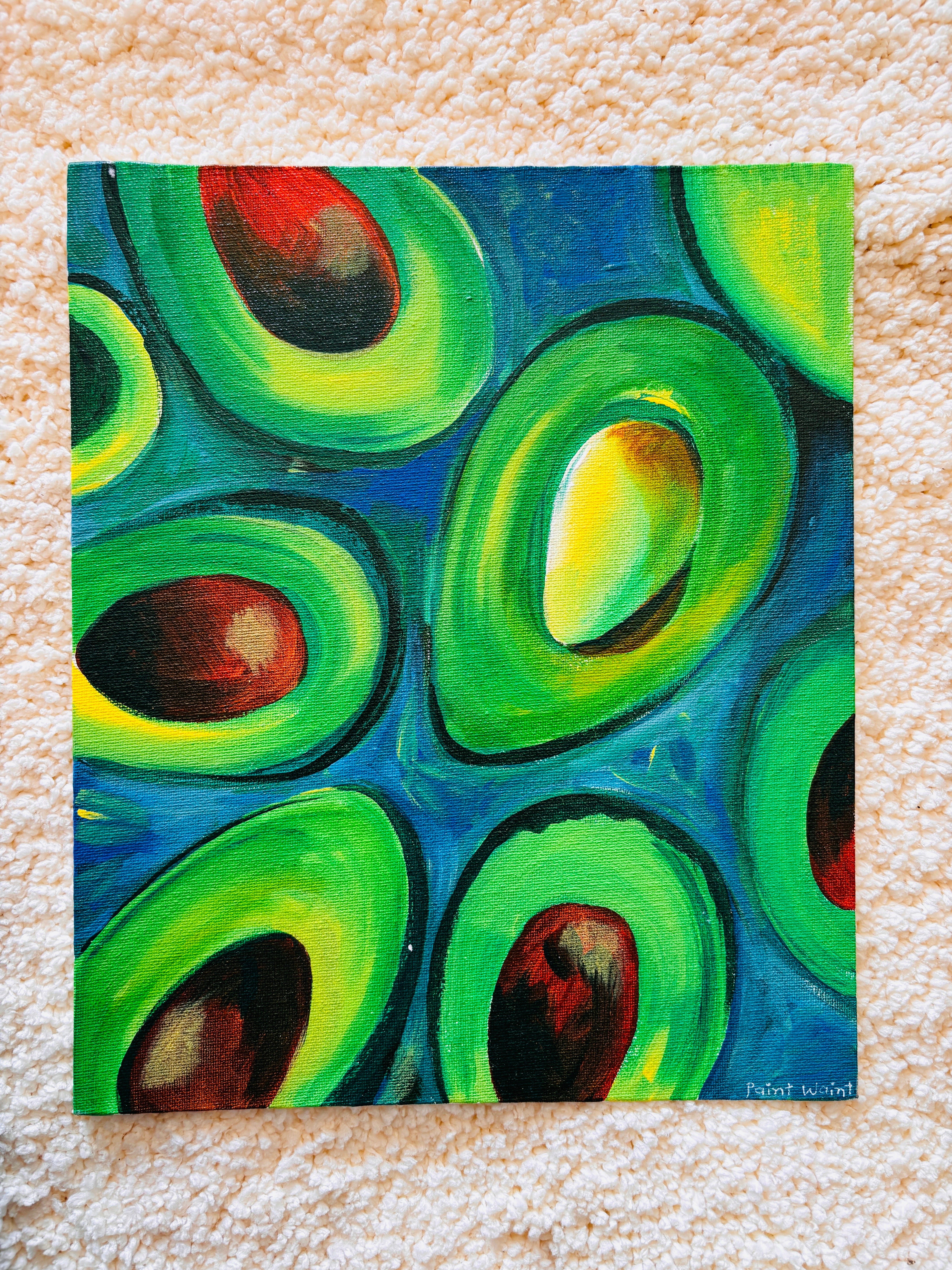 Avocado painting