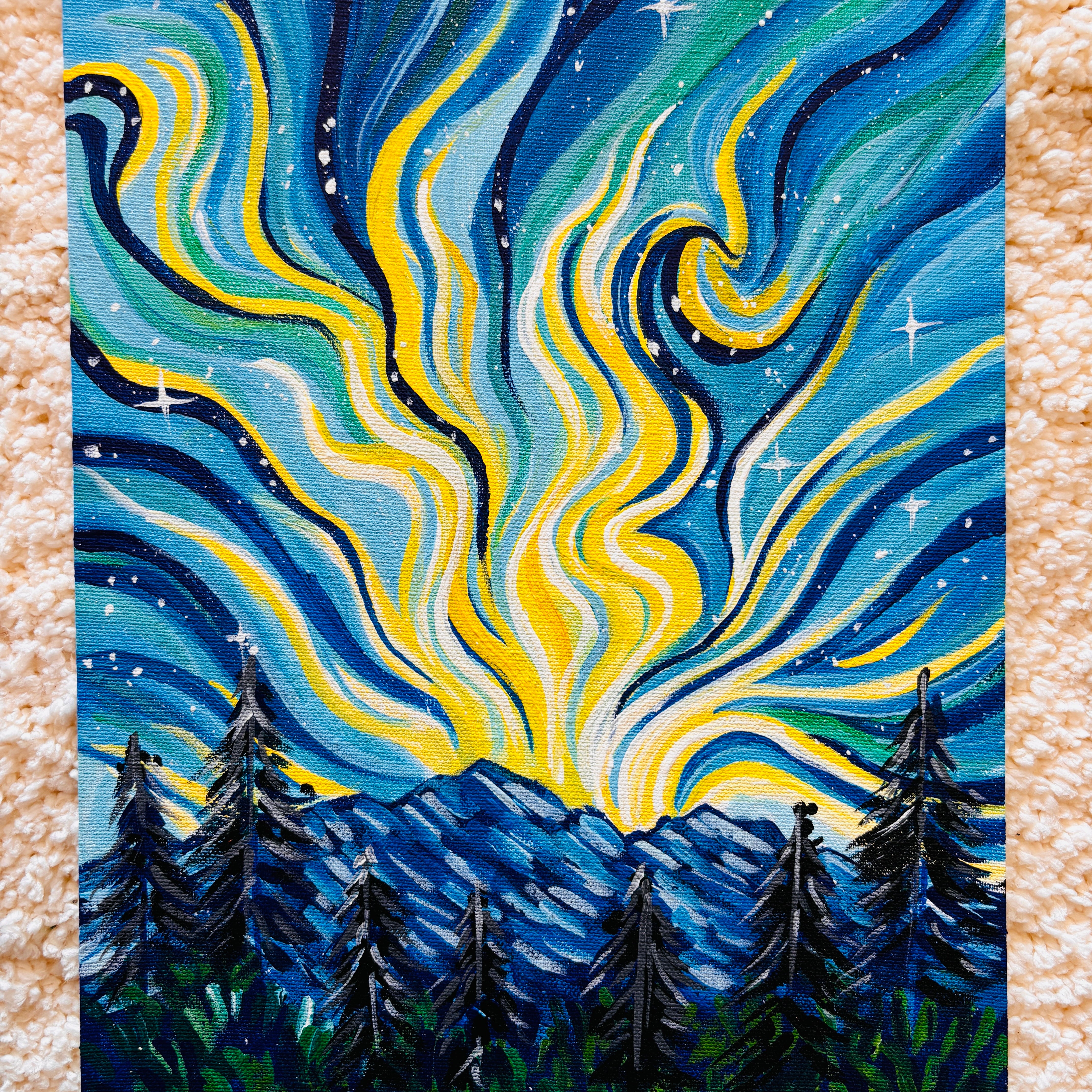 Van Gogh Starry Night- Tutorial