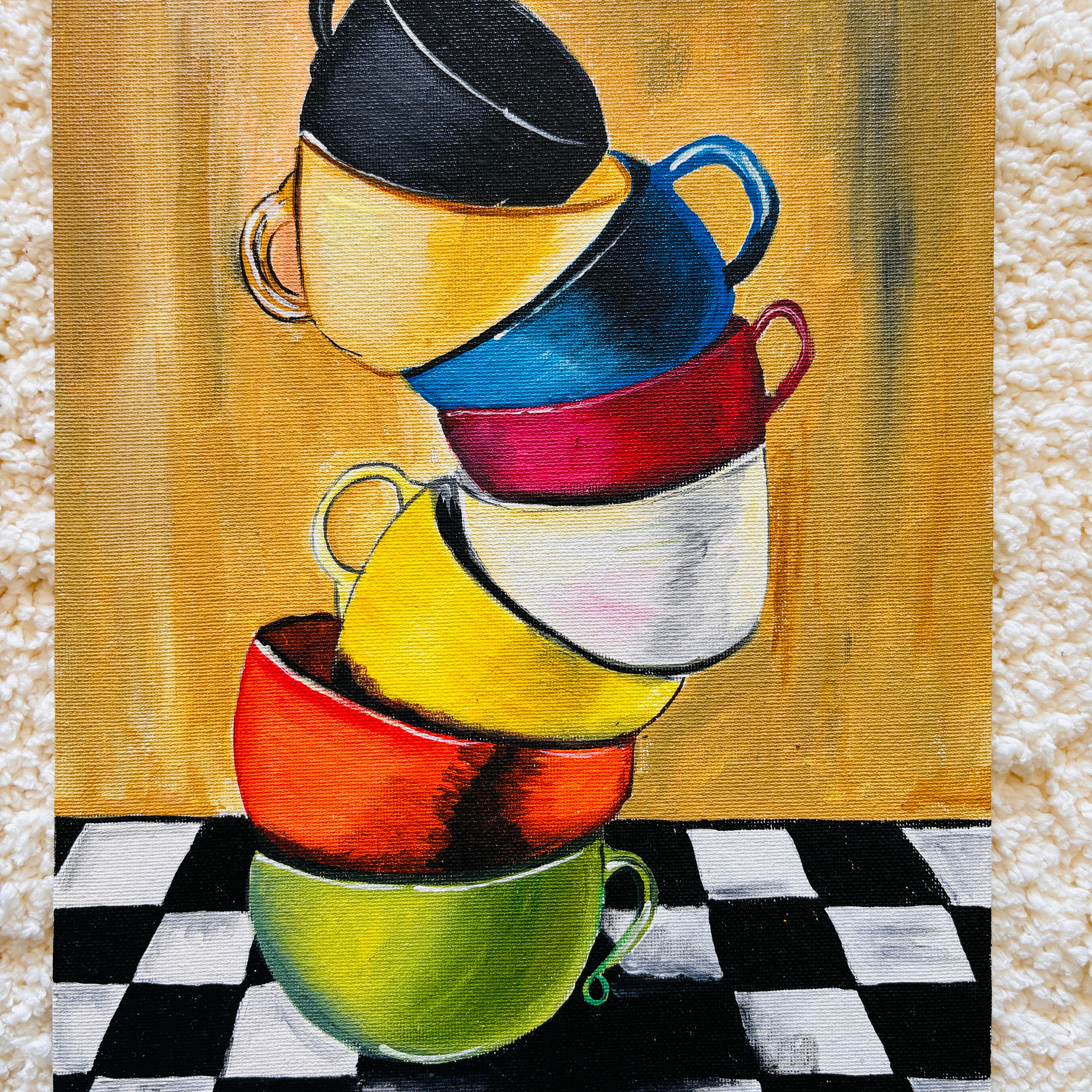 Stack of Cups- Tutorial