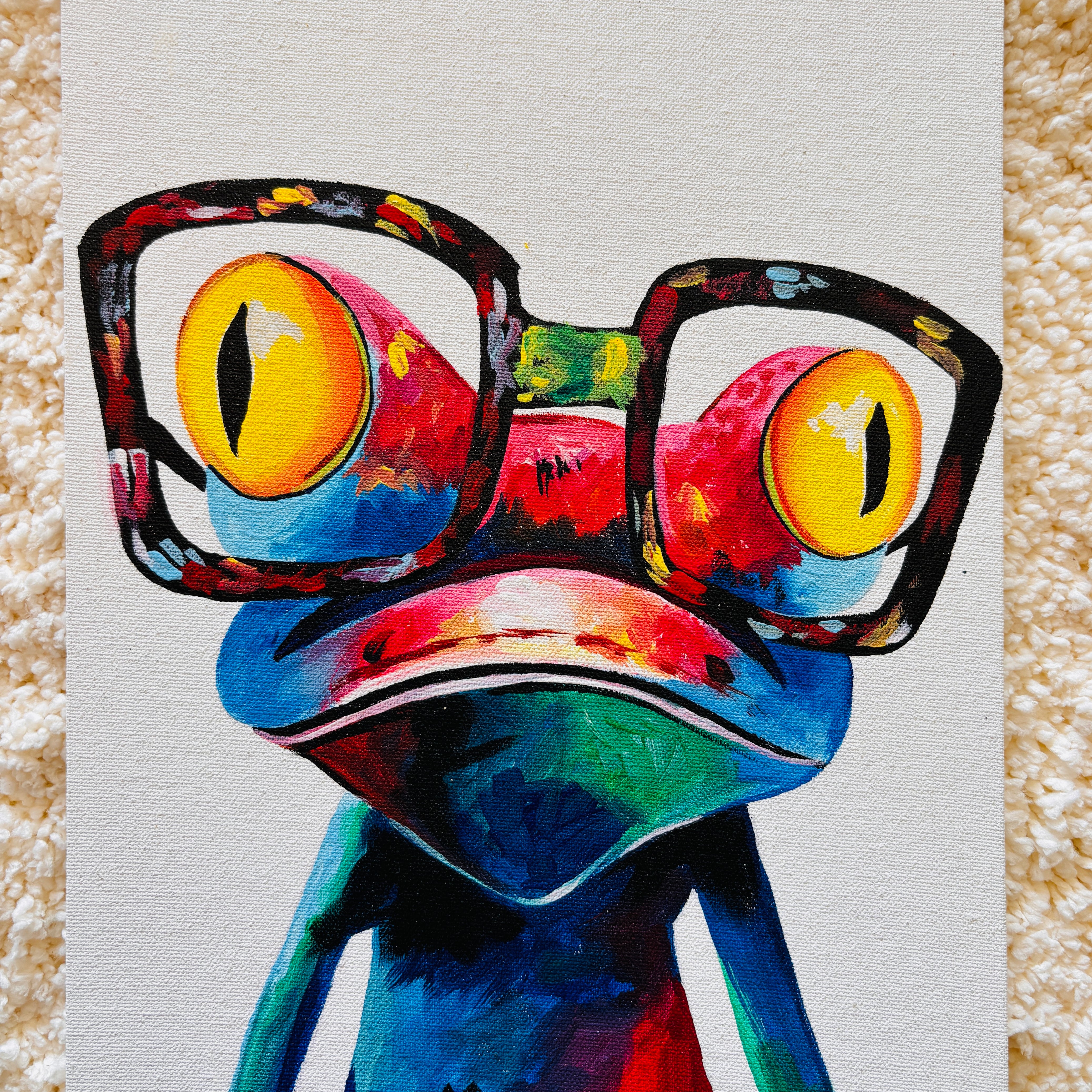 Colorful Frog- Tutorial
