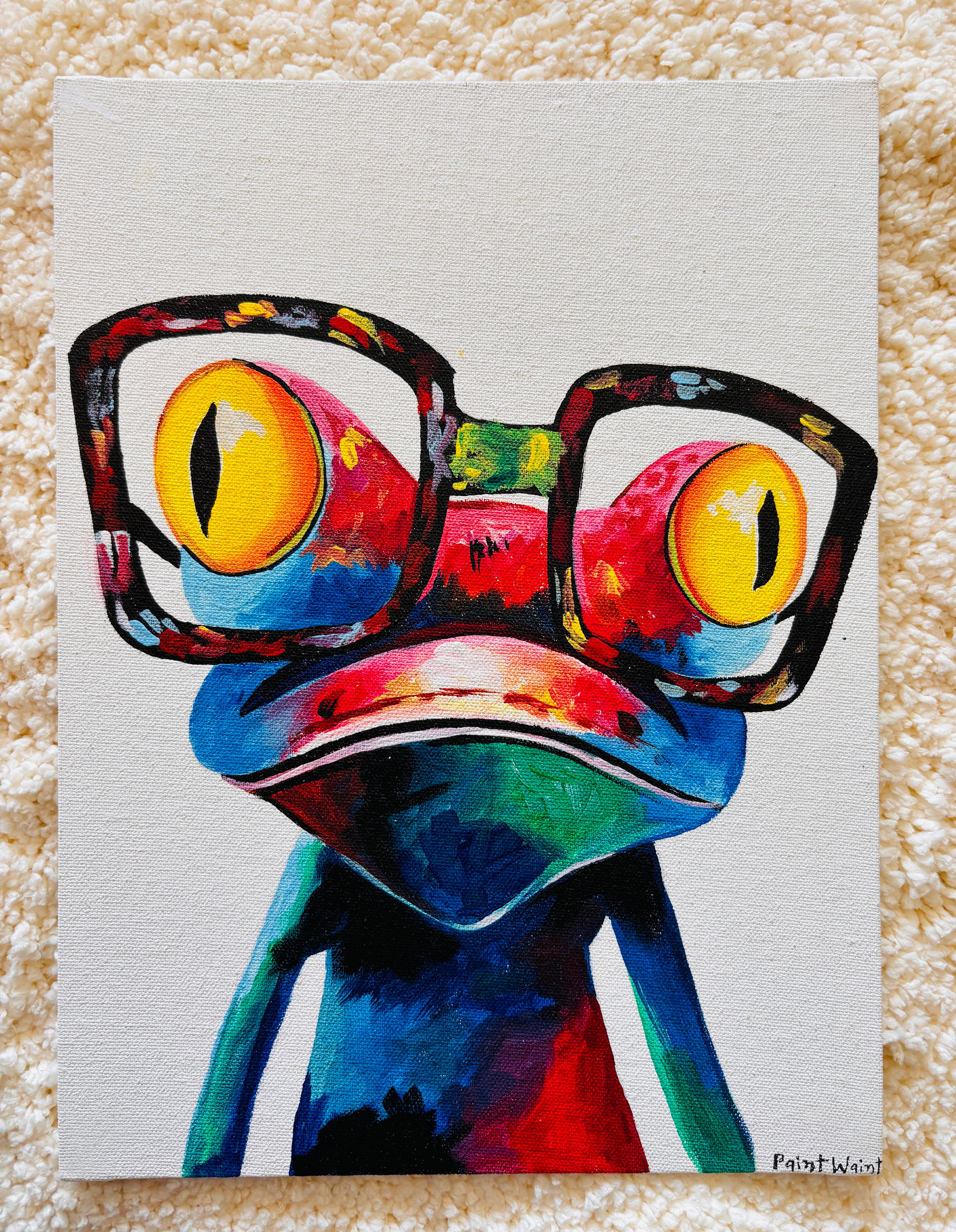 Colorful Frog- Tutorial