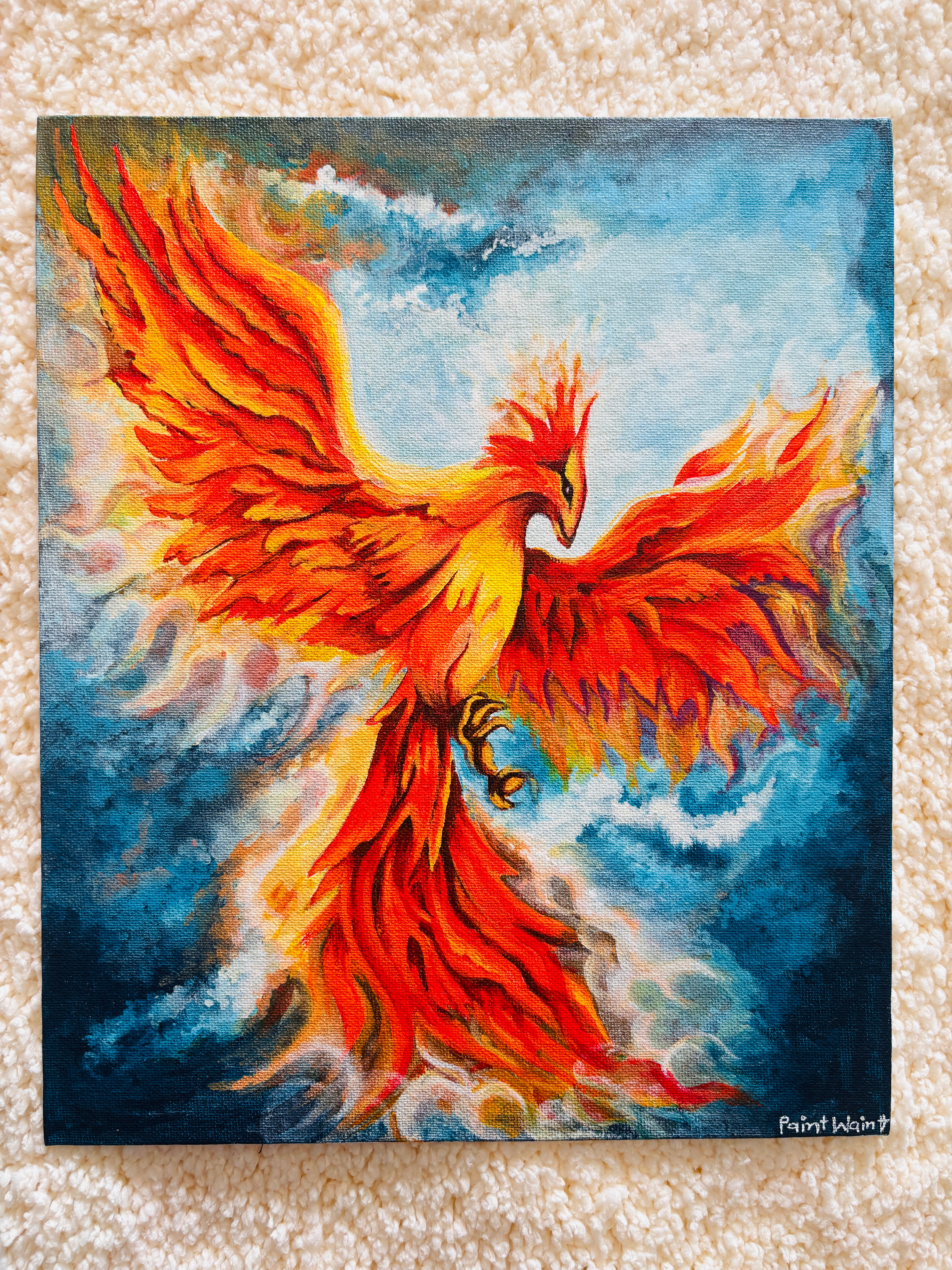 Fiery Phoenix – PaintWaint