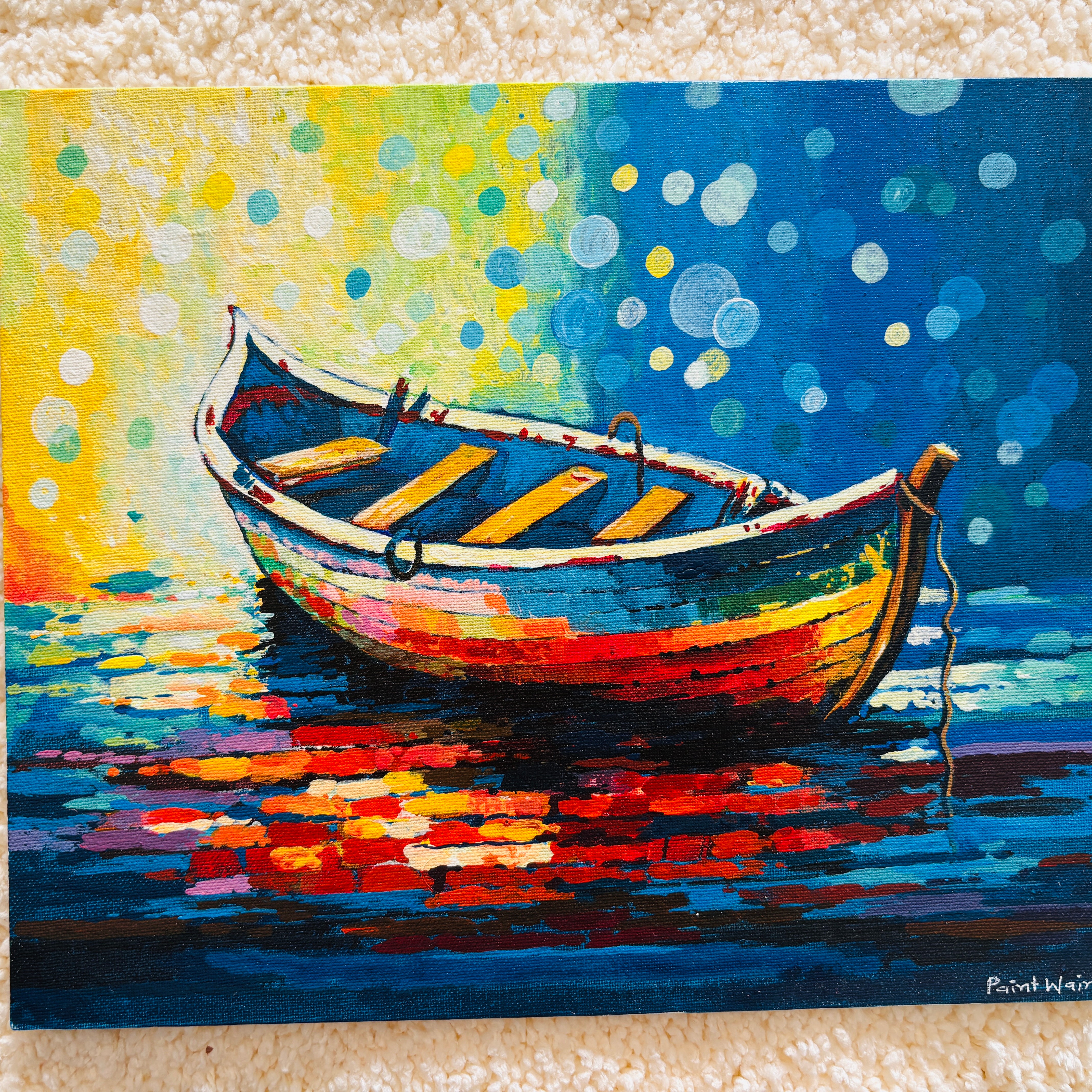 Picturesque Boat- Tutorial