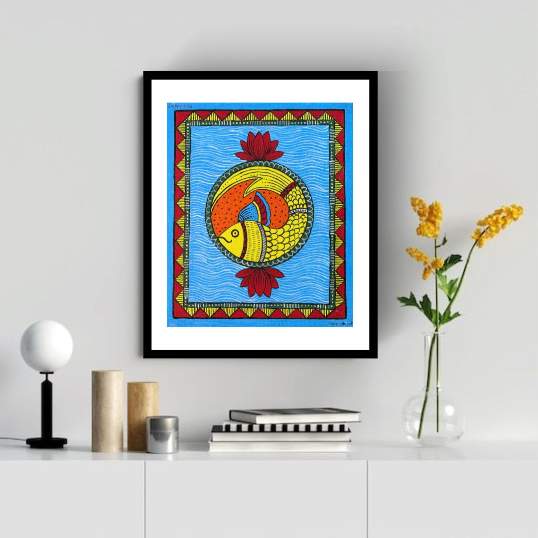 Madhubani - Fish Art