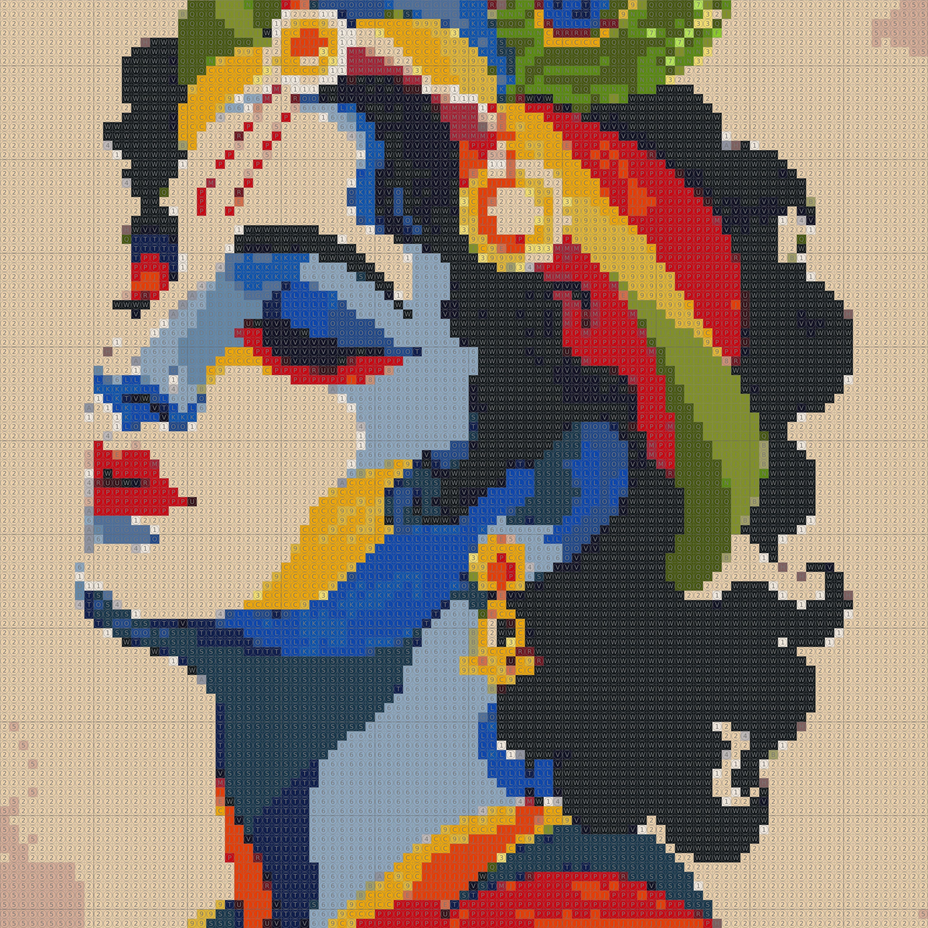 Rangmayi Krishna- Dot by Number