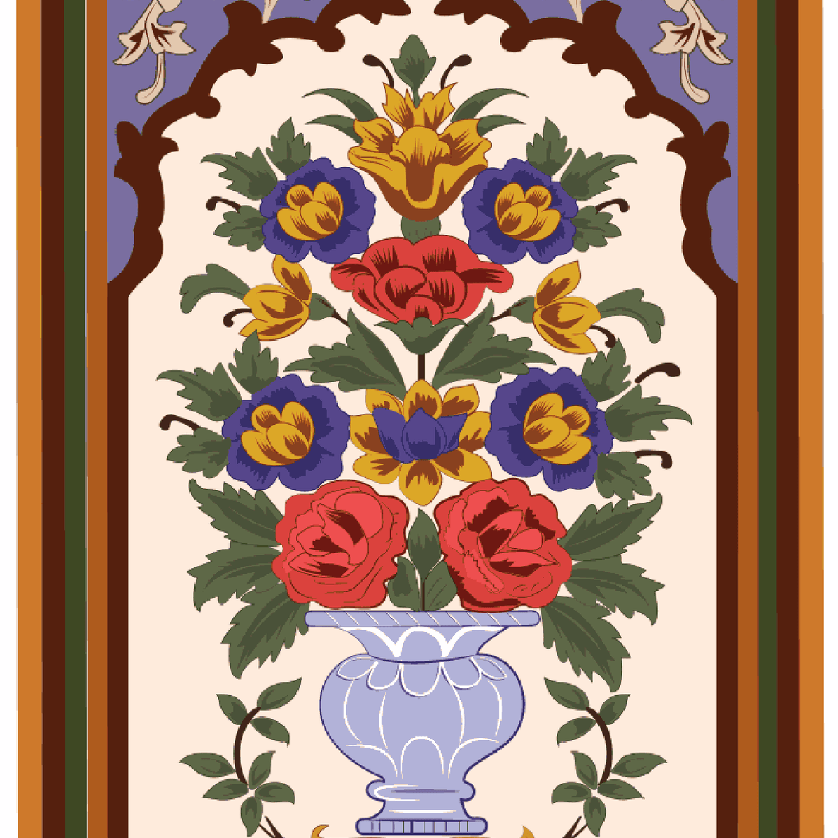 Indian Mughal Flower