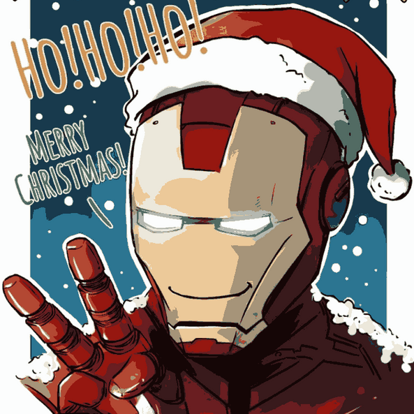 Merry Christmas from Iron Man
