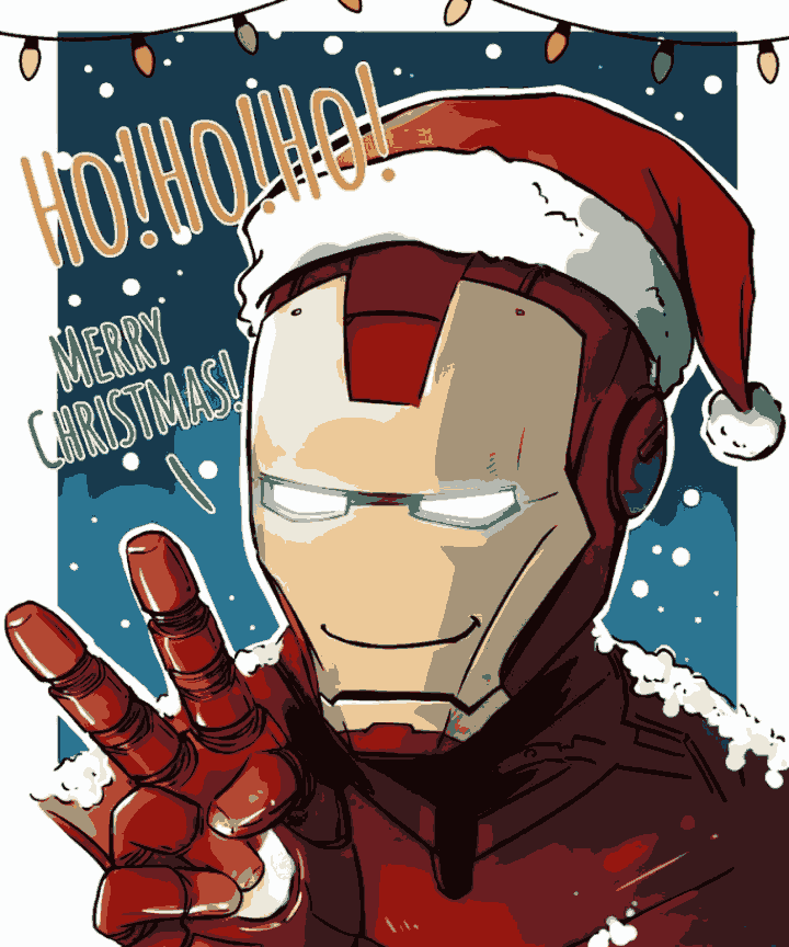Merry Christmas from Iron Man