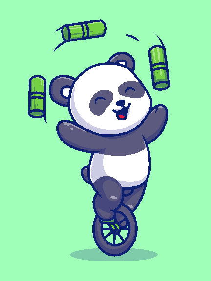 Juggling Panda