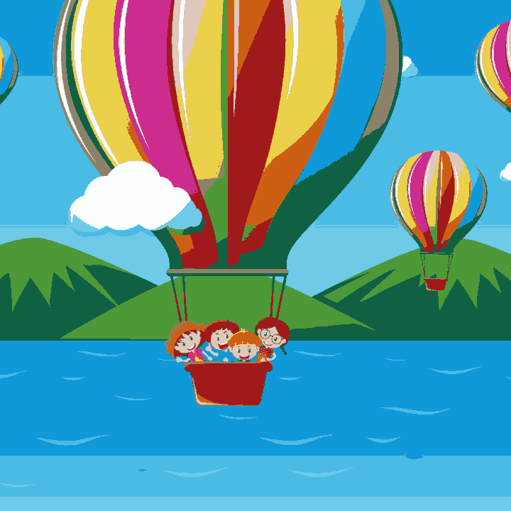 Kids in Parachute
