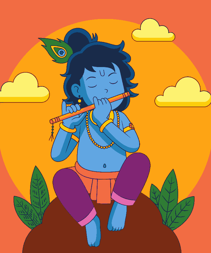 Krishna with Flute