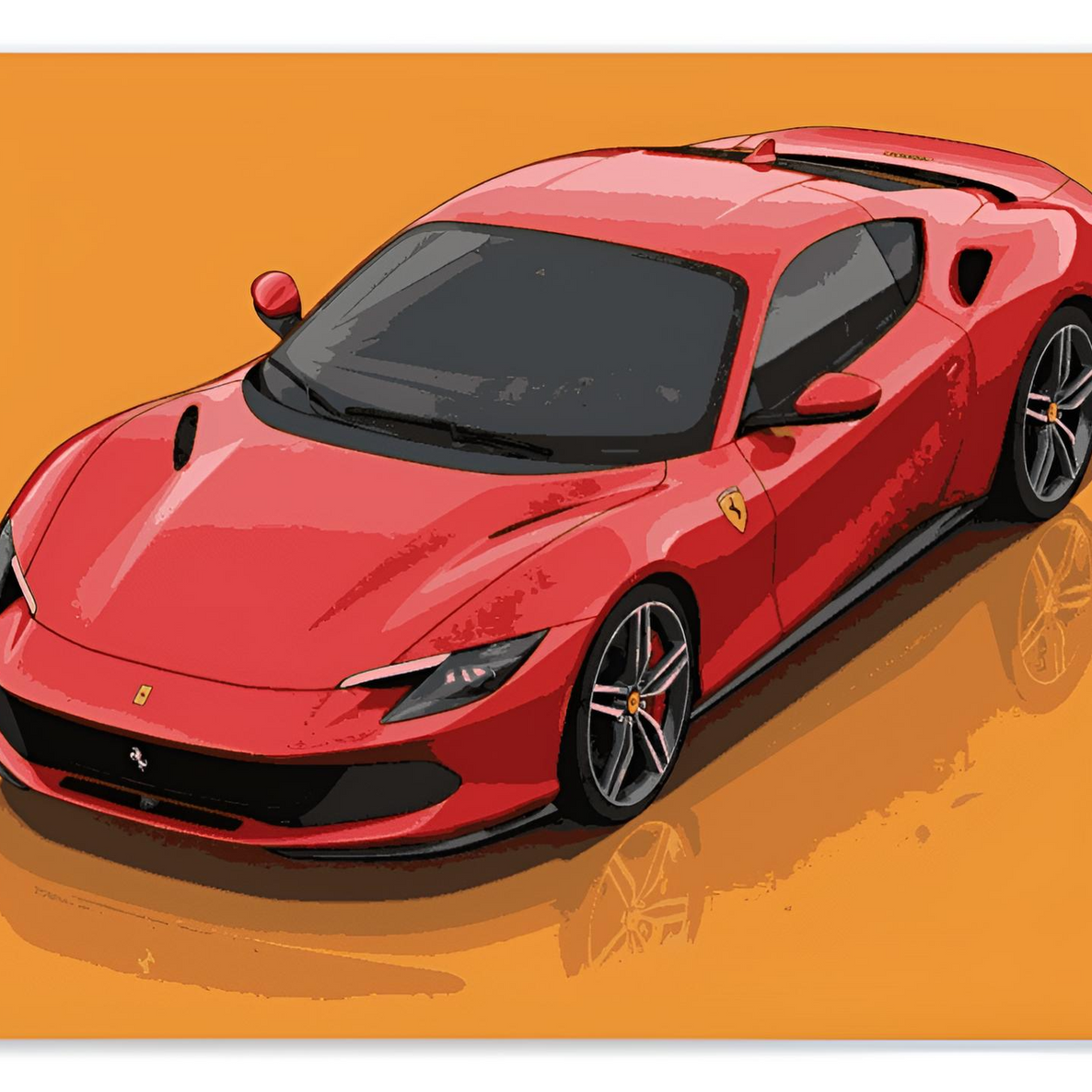 Rosso Corsa Car - Ferrari