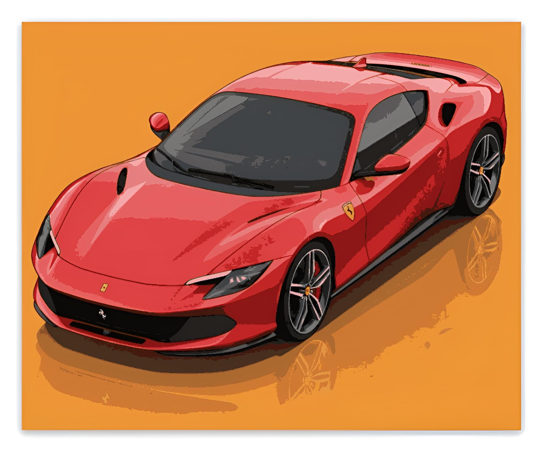 Rosso Corsa Car - Ferrari