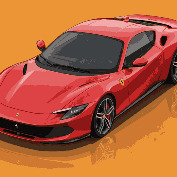 Rosso Corsa Car - Ferrari