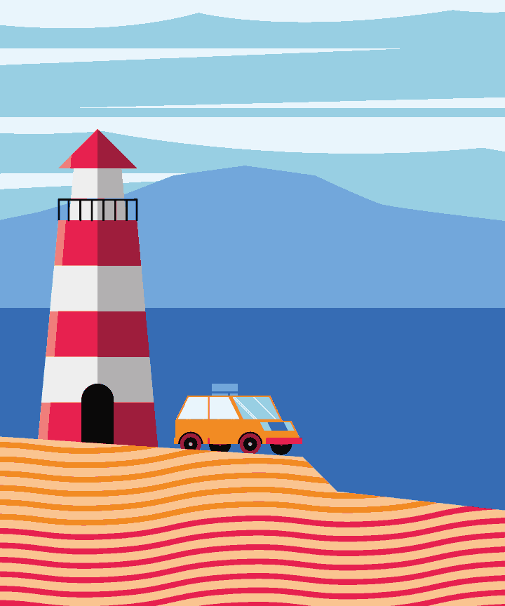 Light House & Car