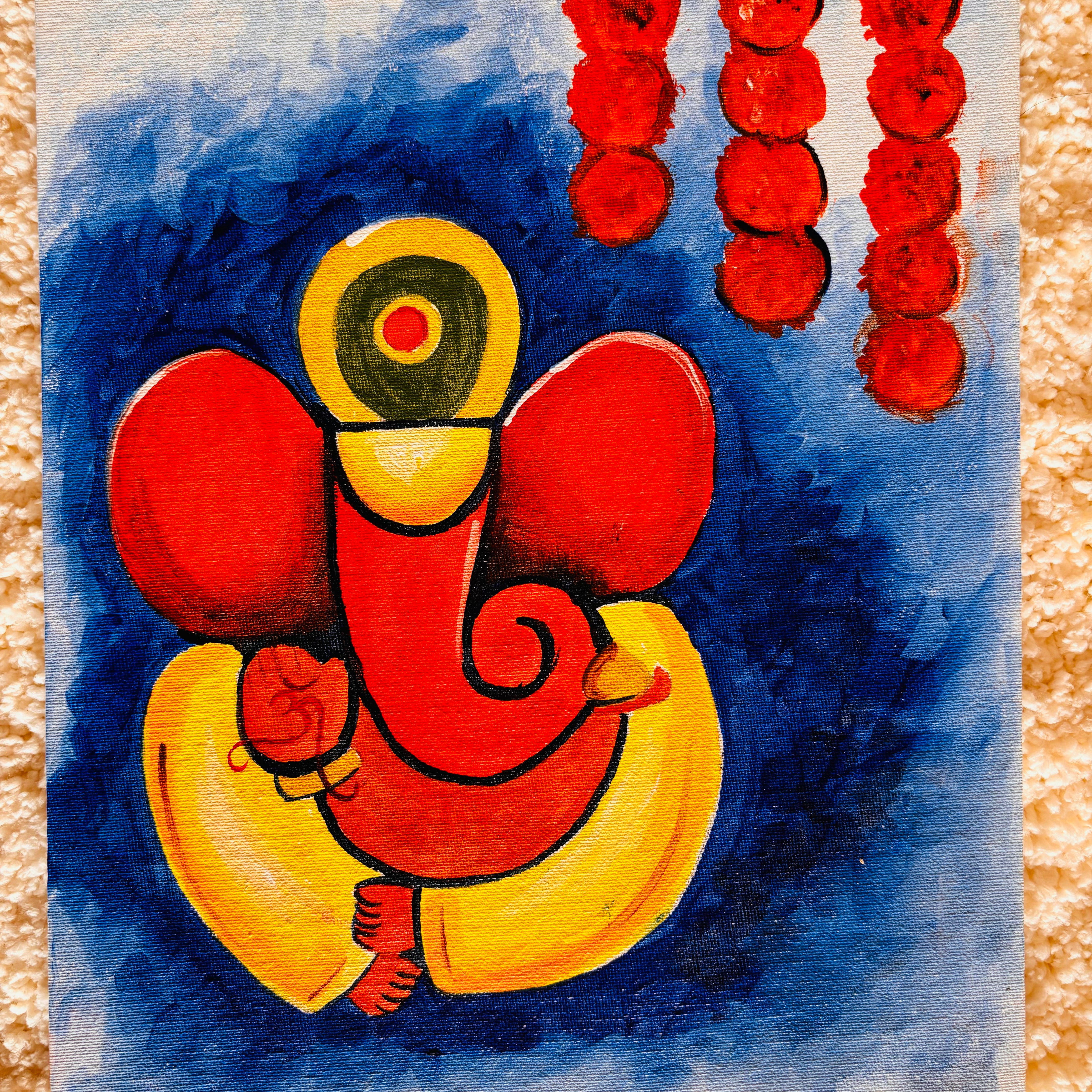 Lord Ganesha Abstract- Tutorial