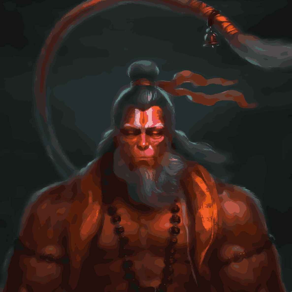 Lord Hanuman Close up