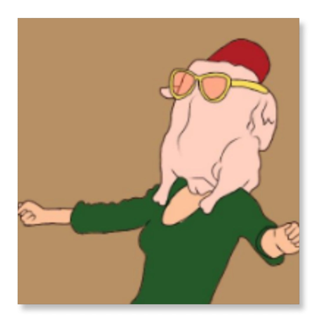 Turkey Head Monica -Friends