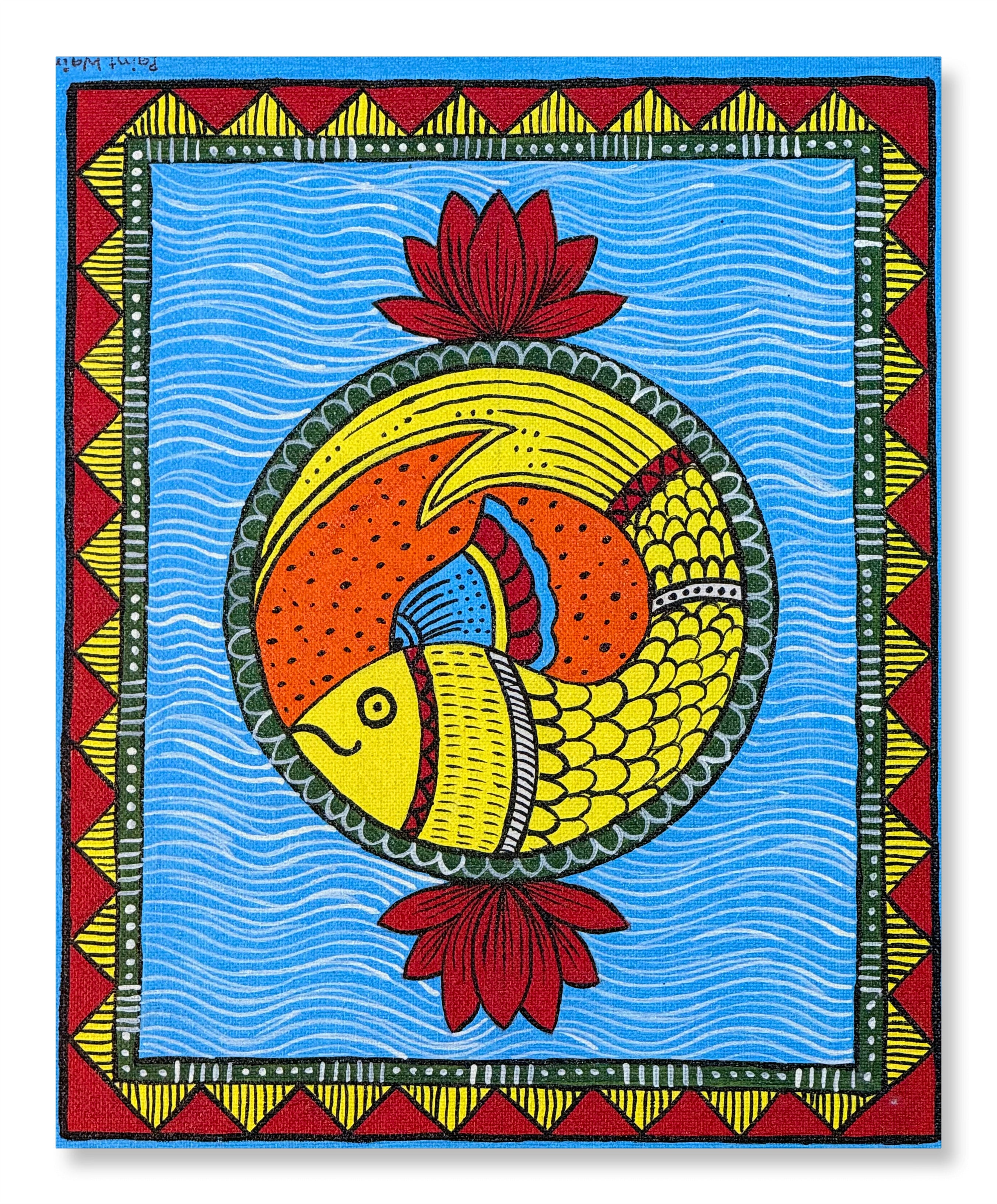 Madhubani - Fish Art