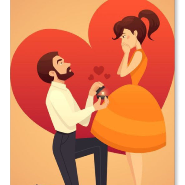Man Proposing Woman - Valentine Special