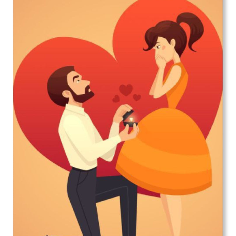 Man Proposing Woman - Valentine Special