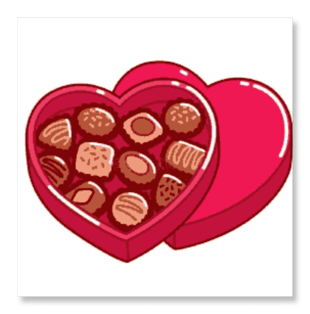 Heart Box Of Chocolates - Valentine Special