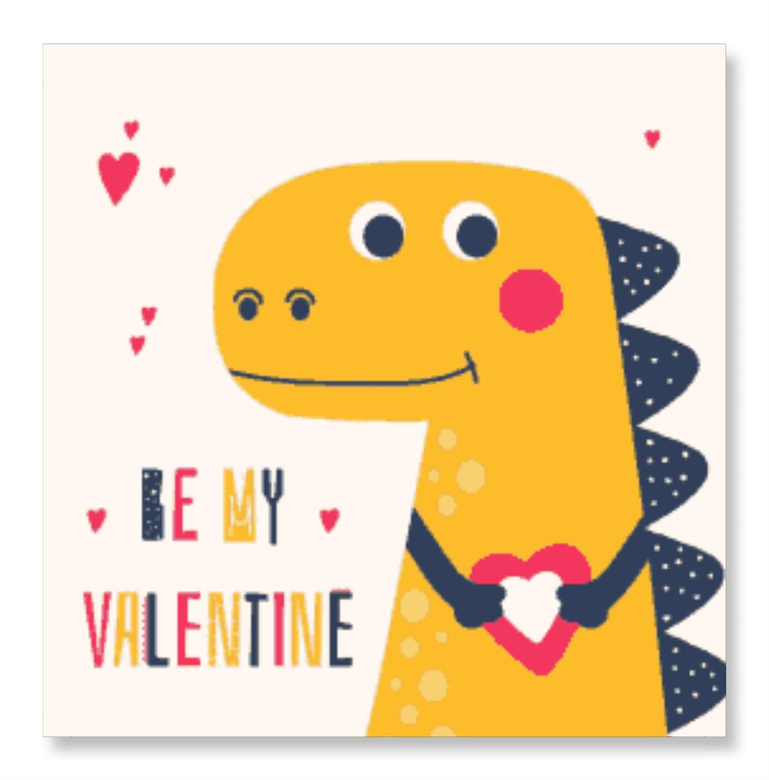 Happy Valentine Day From Dino - Valentine Special
