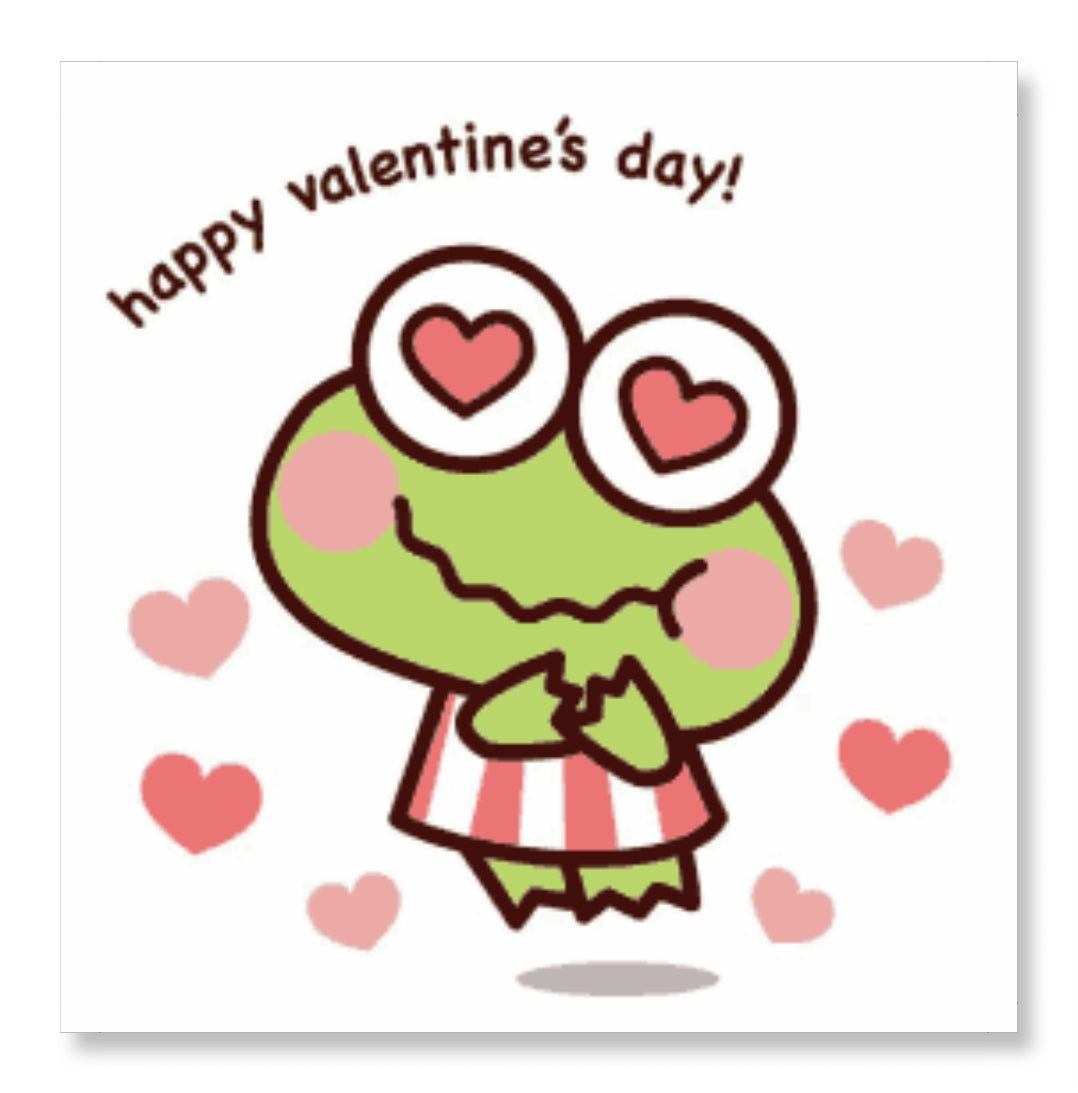 Happy Valentine Day From Keroppi - Valentine Special
