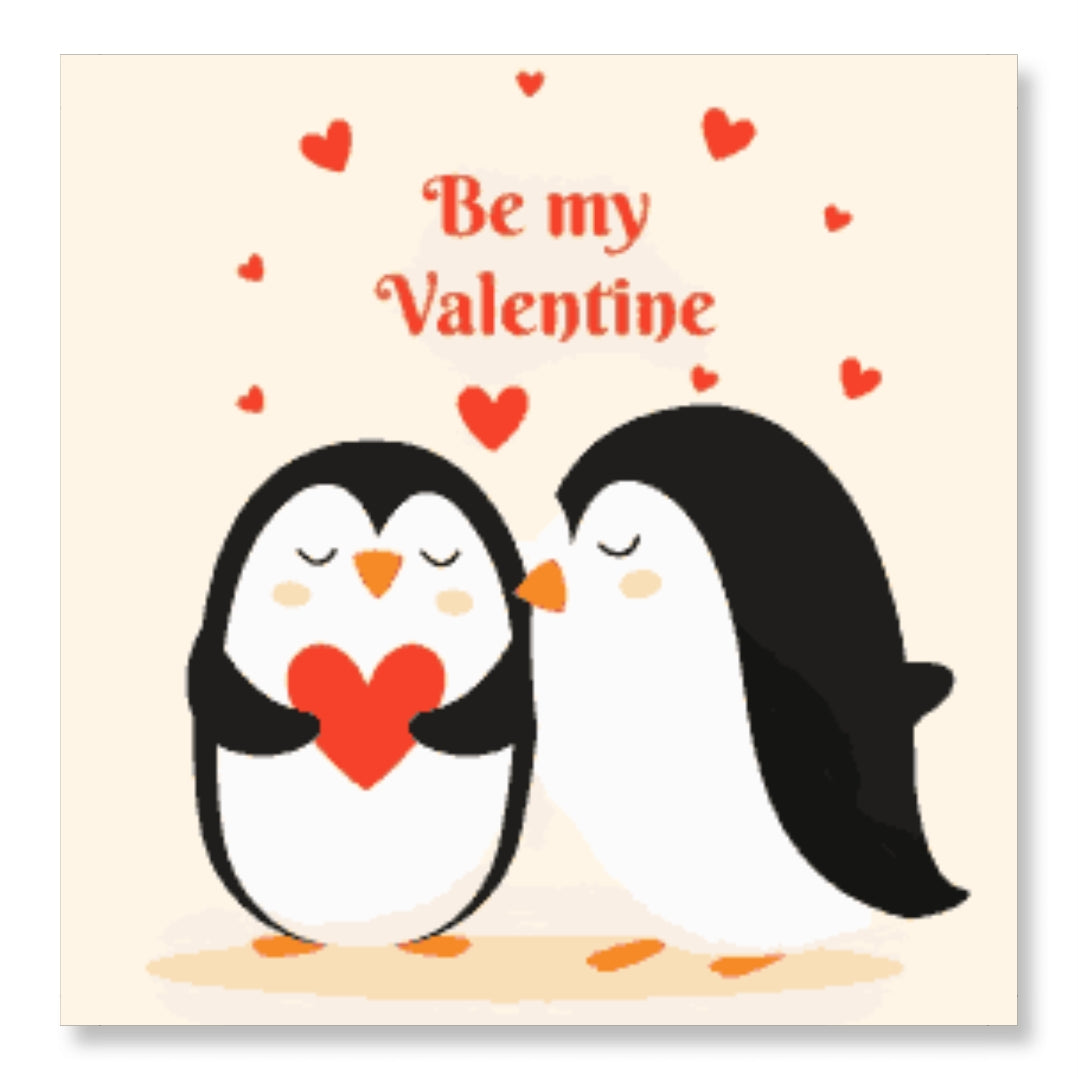 Be My Valentine From Penguin - Valentine Special