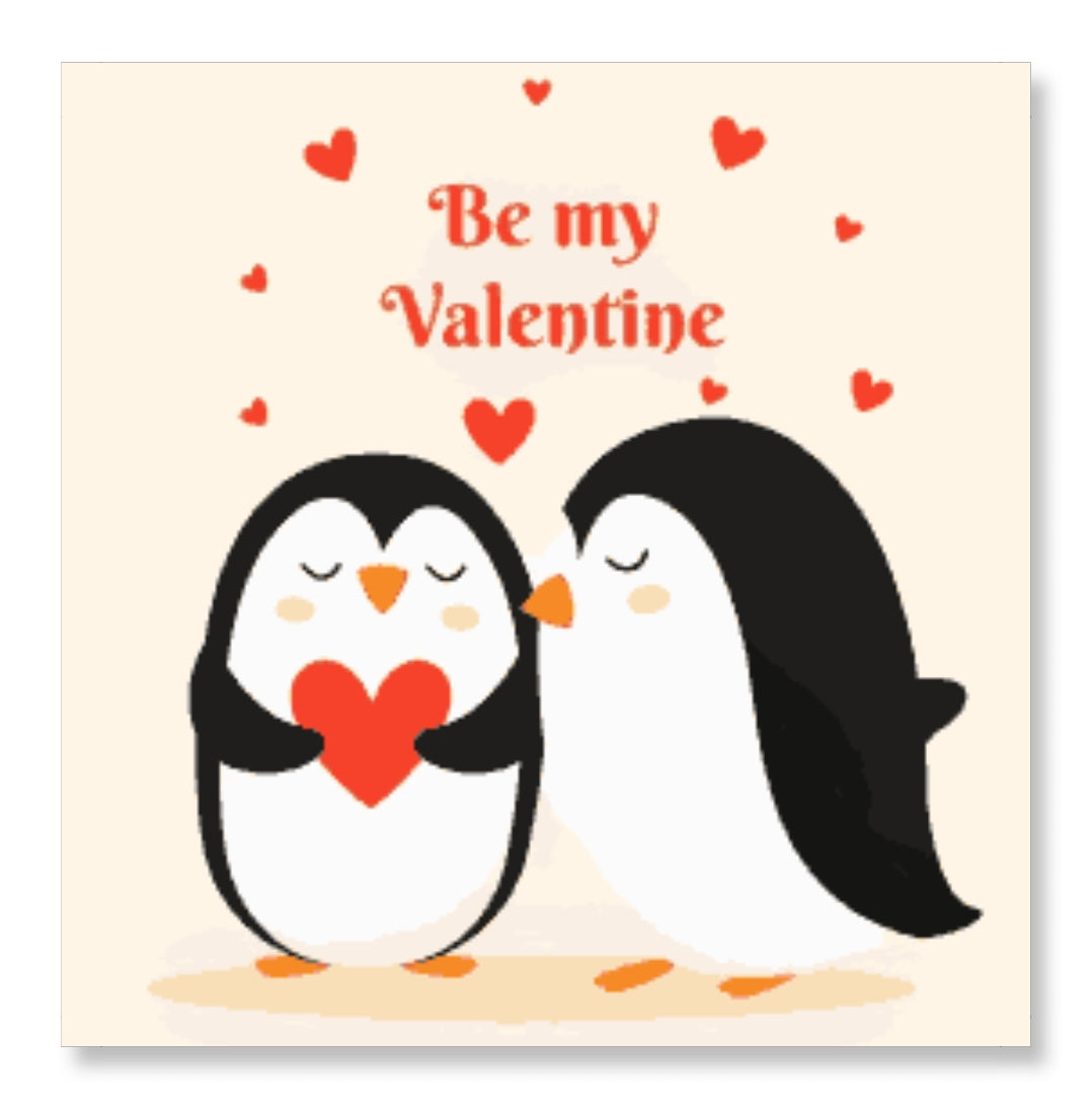 Be My Valentine From Penguin - Valentine Special