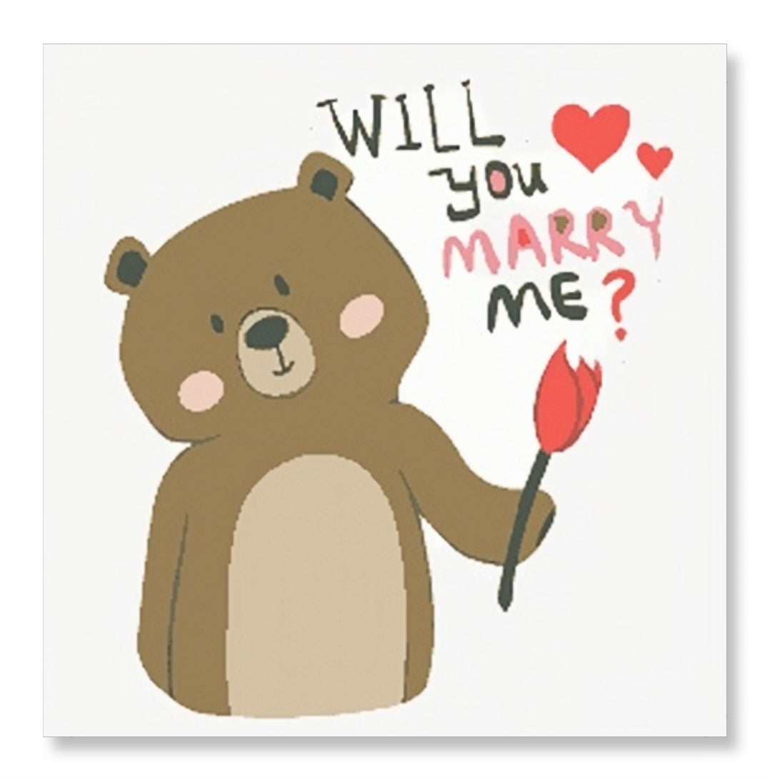 Bear- Will You Marry Mine - Valentine Special