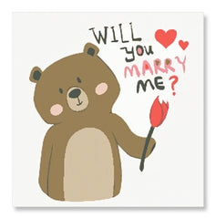 Bear- Will You Marry Mine - Valentine Special