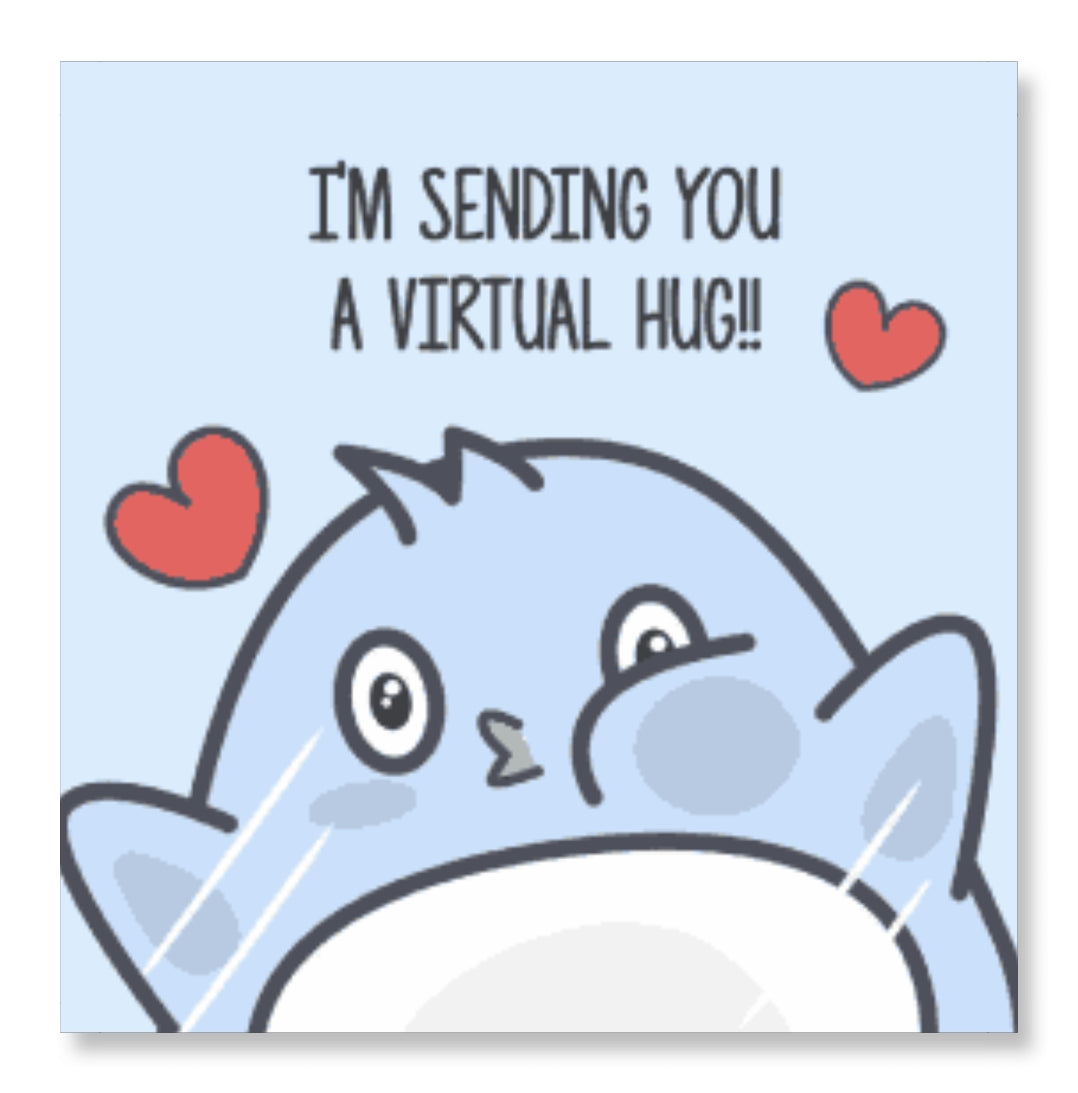 Sending You Virtual Hug - Valentine Special
