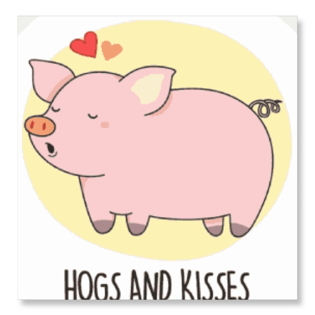 Hogs and Kisses - Hug Day