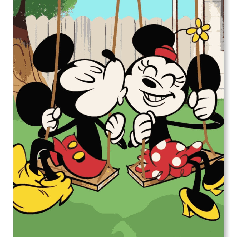 Love Birds Like Mickey and Minnie - Valentine Day