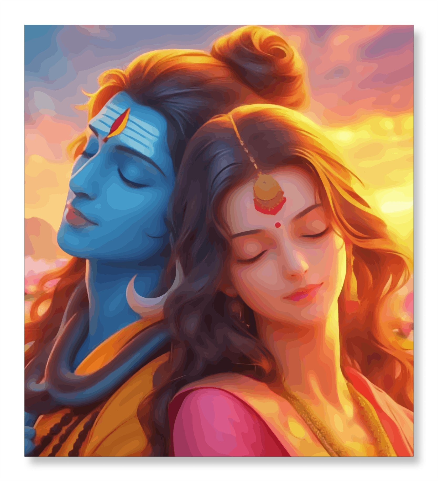 Eternal Love: Shiva and Parvati