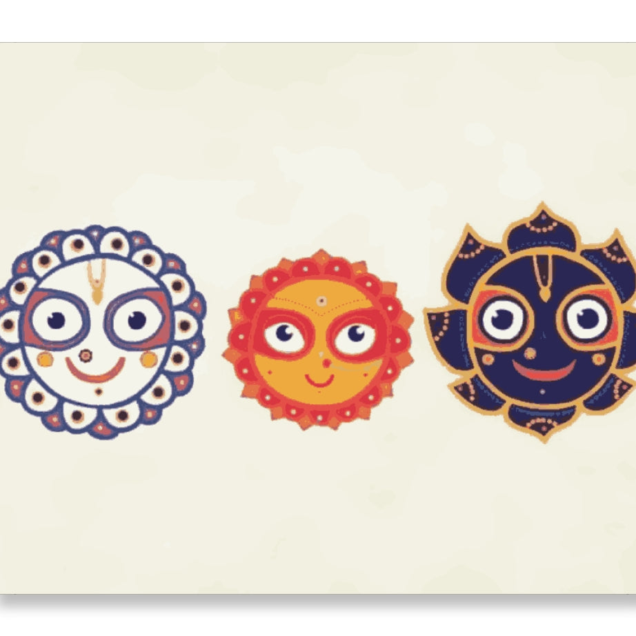 Divine Faces Of Jagannath