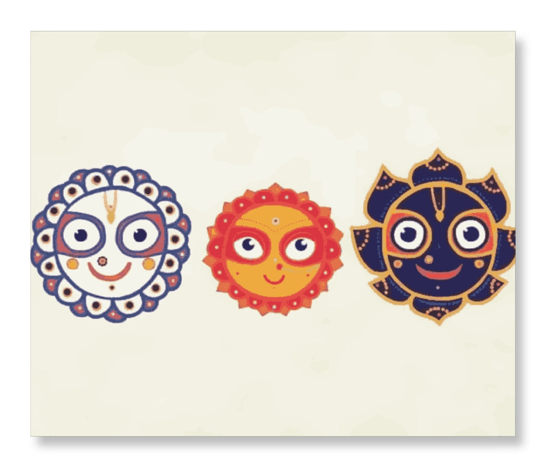 Divine Faces Of Jagannath