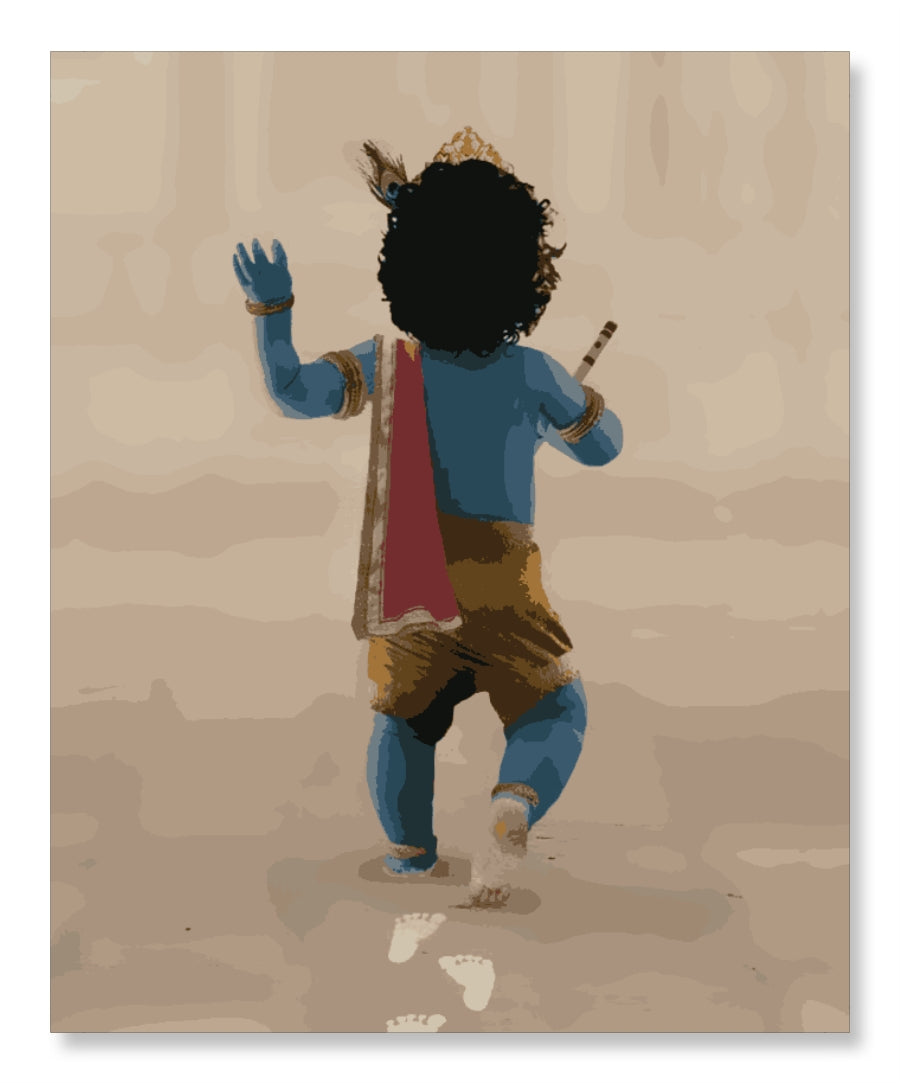 Krishna Divine Steps