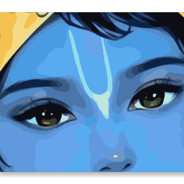 Divine Gaze Of Krishna