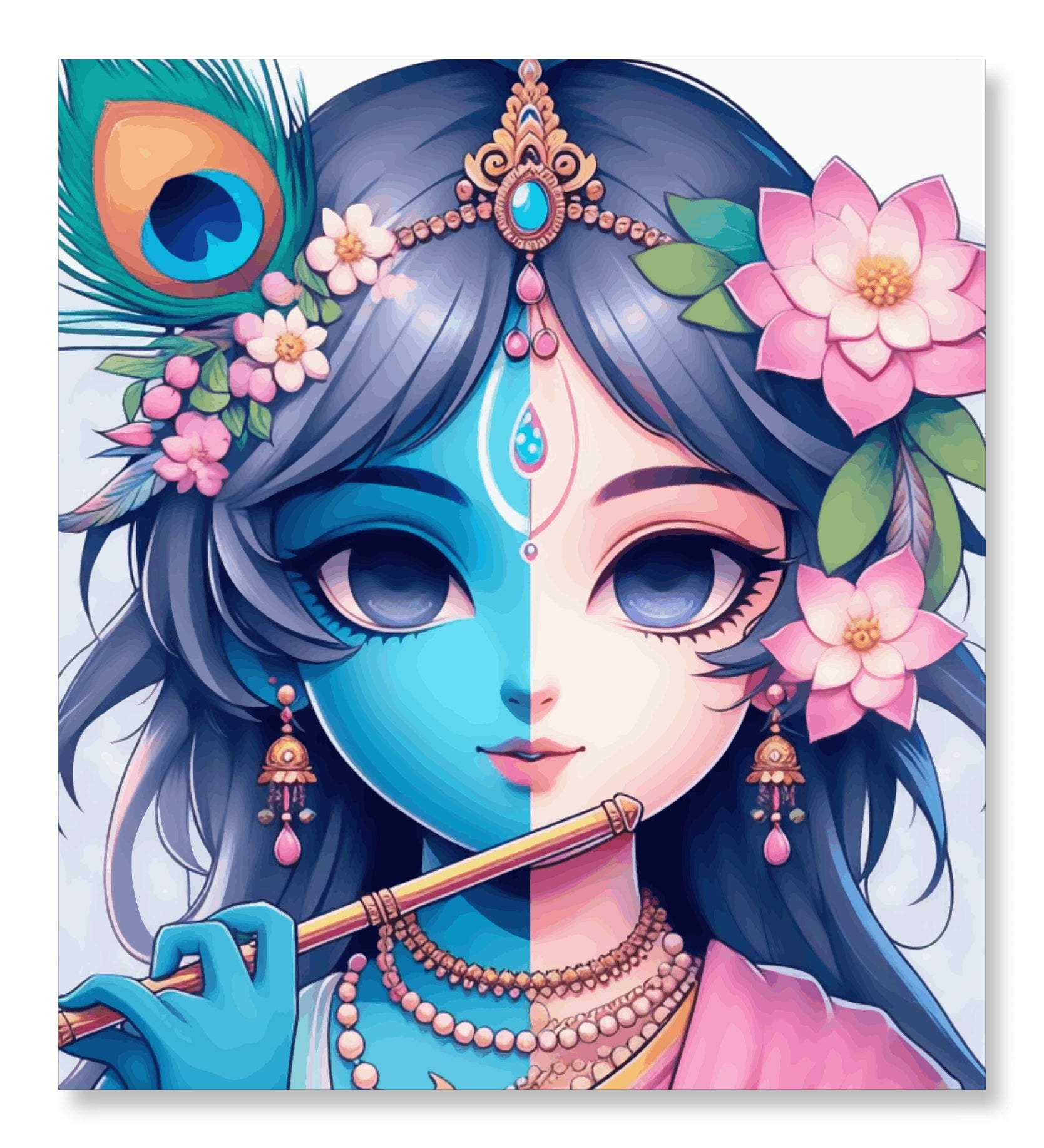 Divine Union of Radha Krishna