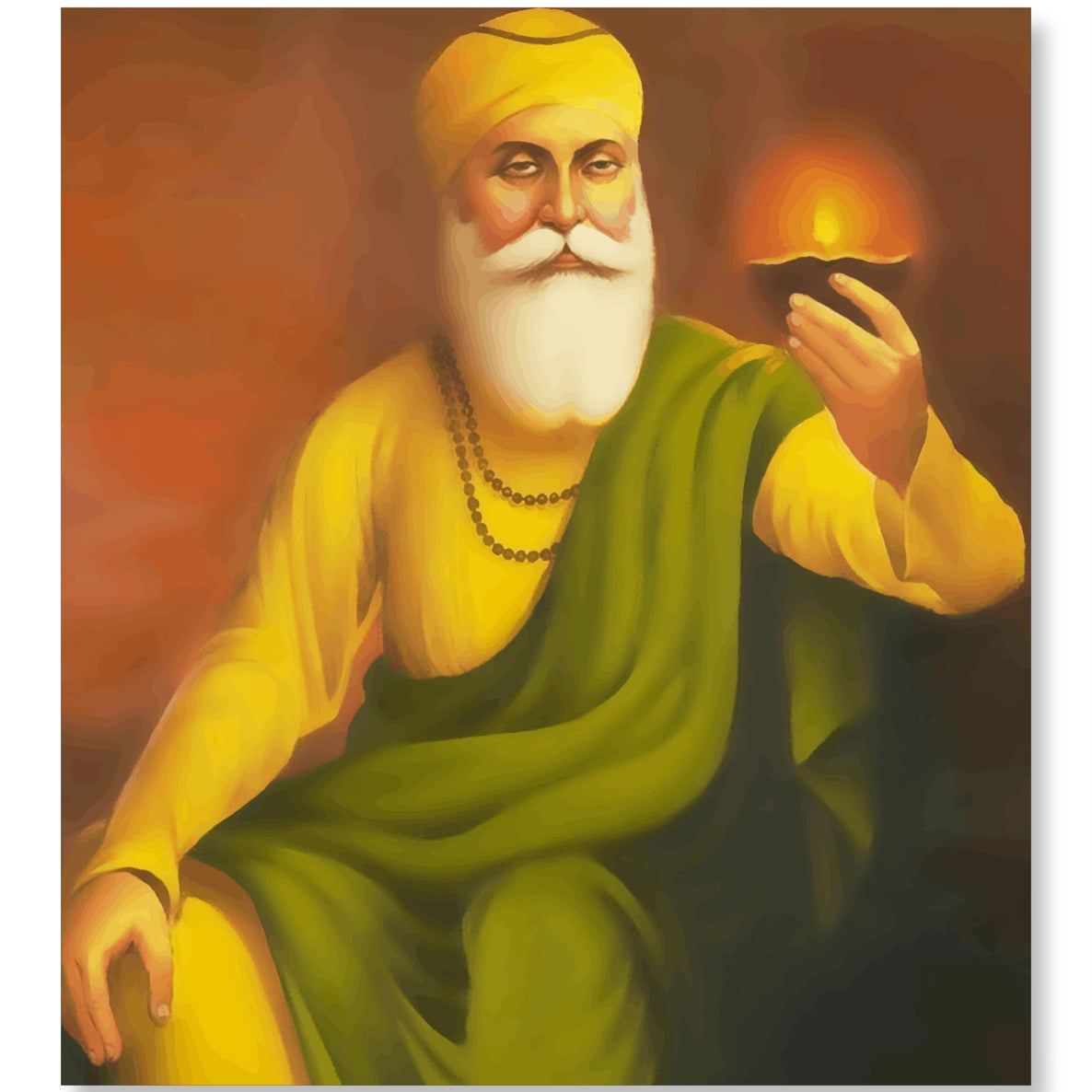 Guru Nanakji Holding Jyot