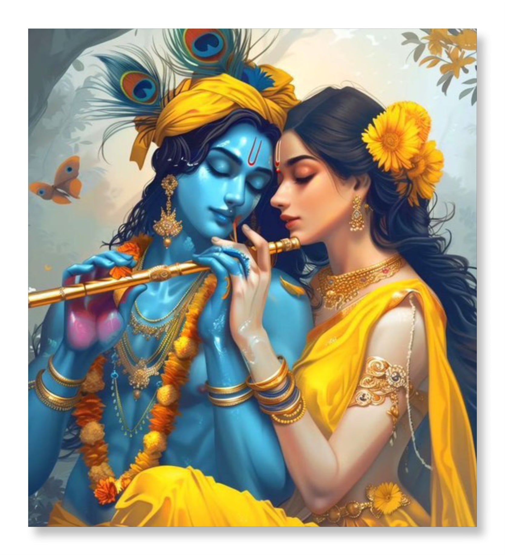 Divine Melody Of Love Radha Krishna